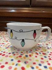 Fiesta String Of Lights Jumbo Mug Cup NWT Fiesta Lights 18 Ounces Excellent