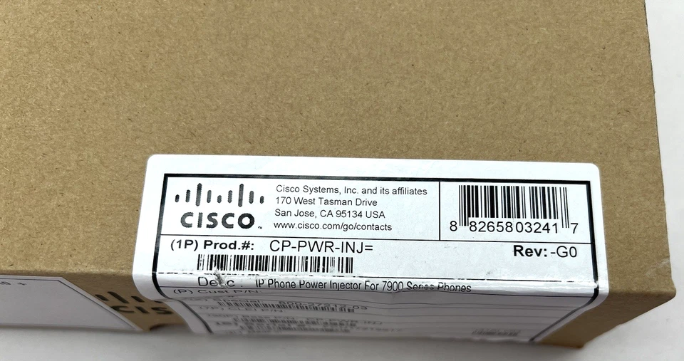 New Cisco Unified IP Phone Power Injector CP-PWR-INJ V03 - Image 2 of 4