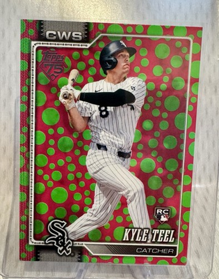 #ad 2026 Topps Series 1 Kyle Teel #201 Green amp; Pink Polka Dots RC $1.38