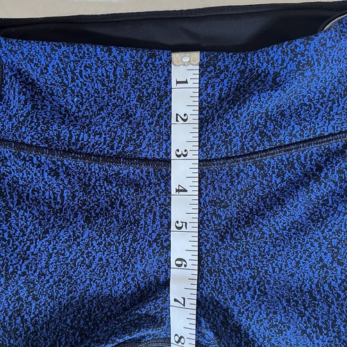 Lululemon On Track Tight Leggings Womens Size 6 Royal Blue Black 20" Inseam - Picture 9 of 13