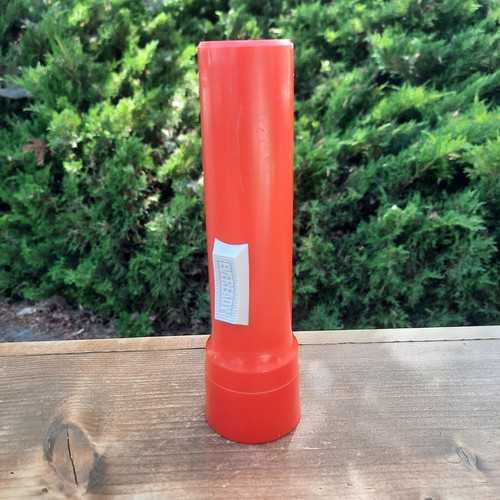 Linterna retro vintage roja naranja EVERREADY, funciona, pilas no incluidas - Imagen 3 de 6