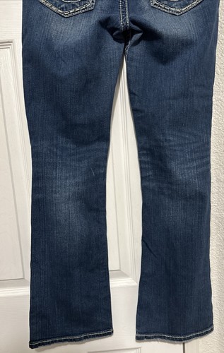Silver Jeans Damen Größe 29 Blau Stretch Denim Suki Surplus Button Down Taschen - Bild 9 von 10