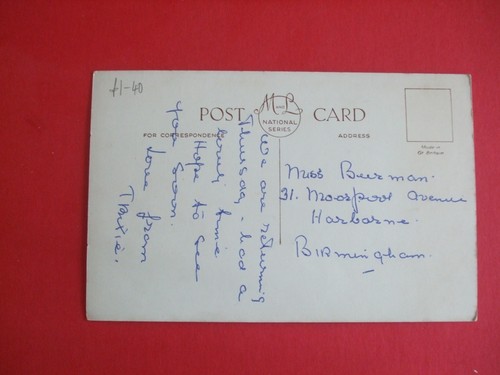 OLD Postcard WHARF ROAD ST IVES CORNWALL - Picture 2 of 2