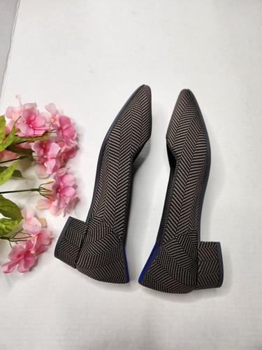 NEW Rothy’s Size 9.5 Sparrow Herringbone The High Point Pumps Heels - Picture 8 of 9