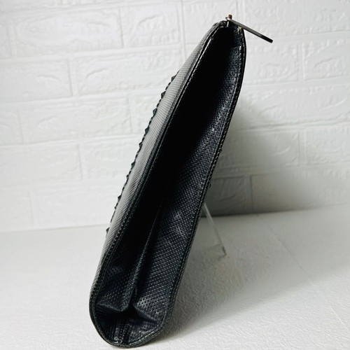 Bottega Veneta Clutch Tasche Intrecciato Leder Schwarz 40862c - Bild 13 von 24