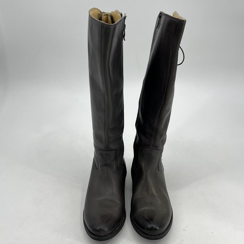 Bussola Damen Siena Grau Leder Kniehohe Stiefel Größe 40 US 9,5 229136 - Bild 2 von 16