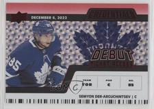 2022-23 Credentials Horizontal Red /299 Semyon Der-Arguchintsev #129 Rookie RC