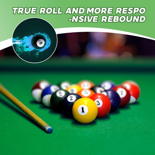 HMQQ Set di Palline da Biliardo 2-1/4" Misura Regolazione Palline da Tavolo da Biliardo per Sostituzione... - Foto 3 di 7