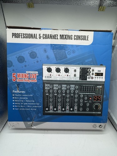 Neu Baxs Professional Mixer 5 Kanal Mischpult - Bild 17 von 20