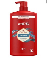 Old Spice Deep Sea Men’s Shower Gel & Shampoo 1000ml Multi Use 3 in 1 7.84 per litre