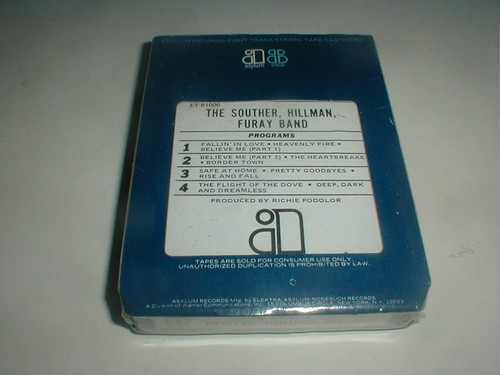 Souther Hillman Furay BAND Asylum 8 Track Tape SEALED '77 Country Pop Rock BYRDS - Picture 2 of 8