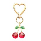 Cherrys Sturdy Metal Keychain Fashion Accessory for Purse or Handbag Use