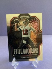 2022 Panini Prizm FIREWORKS #3 Tom Brady Tampa Bay Buccaneers Patriots