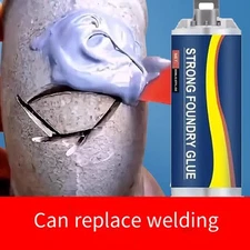 Strong Foundry Glue,Metal Repair Glue, AB Metal Glue Heary Duty Weld 85ml
