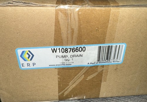 Nuovo*** W10876600 Pompa di scarico lavatrice per Whirlpool W10876600 ERP NEW PART - Foto 2 di 4