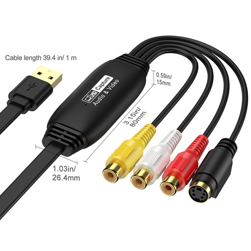 Capture Vidéo USB Vers Convertisseur Numérique Carte de Capture Audio V4225 - Photo 6/6