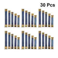 30 Pcs Internal Purse Frame Clasps Handbag Hinges Metal Flex Frames