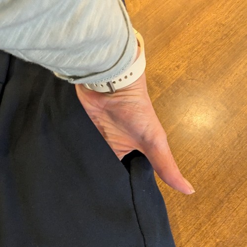 Banana Republic schwarze Skorts mit breitem Bund - Bild 6 von 10