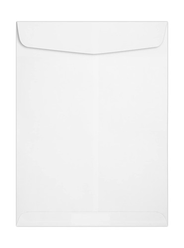 Sobres de ventana de extremo abierto LUXPaper 9 x 12 | Tinte de seguridad | Blanco | 28 lb. Tex... - Imagen 2 de 4