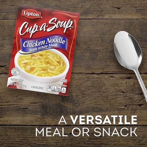 Soup Secrets Lipton Cup-a-soup Instant Soup Chicken Noodle 4 Serving (Pack of 5) - Picture 4 of 8