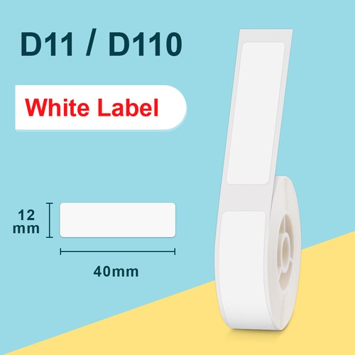 NIIMBOT D11/D110 Printer Label Paper/Thermal Labelling Sticker Tape WHITE/COLOUR - Picture 11 of 20