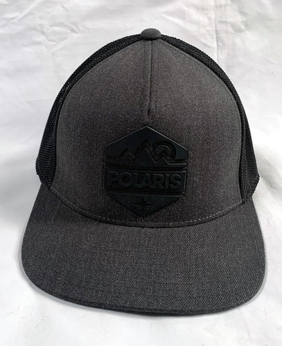 Cappello da baseball Polaris Trucker Snapback uomo grigio scuro Flexfit poliestere spandex - Foto 5 di 6