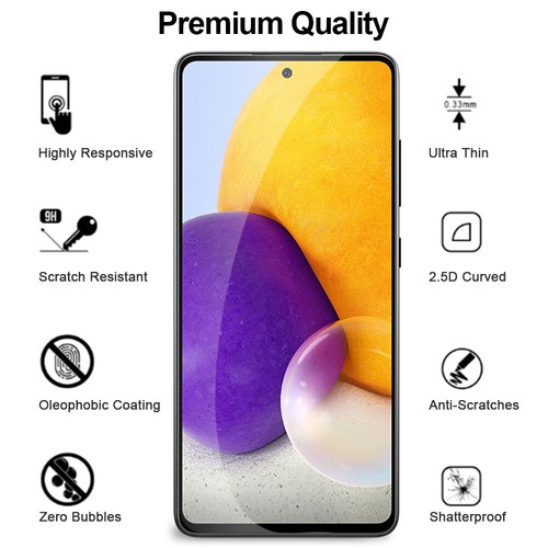 For Samsung Galaxy A10e A51 A71 A12 A32 A52 Tempered Glass HD Screen Protector - Picture 17 of 28