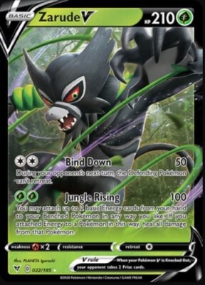 Zarude V (022/185) Ultra Rare | Pokemon TCG SWSH Vivid Voltage
