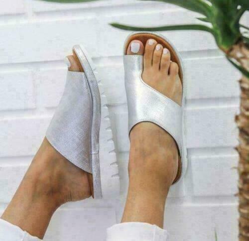 Ladies Comfy Sandal Shoes - Bunion Corrector - PUFree Shipping Slippers MOON - Bild 5 von 15