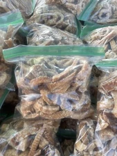 Carolina Style pork cracklins/ FATBACK STYLE  fried  pork fat with skin.. Fresh