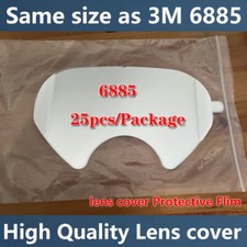 6885 protective film Same 3M 6885 LENS COVER for 6800 Respirator 25pcs=1pack