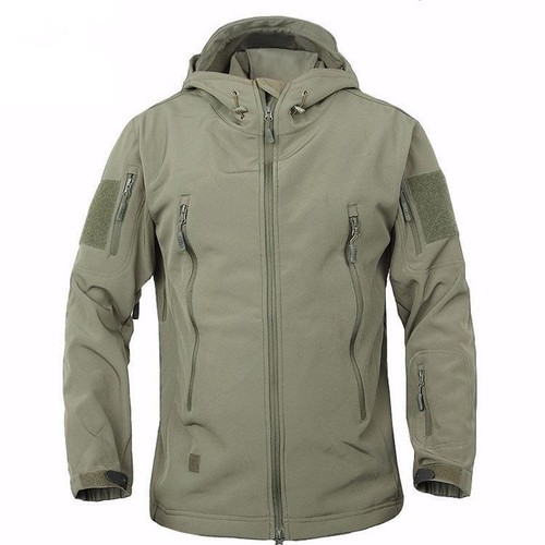 Women's Casual SoftShell Hooded Jacket Coat Hiking Rain Camping Zipper Outdoor - Picture 1 of 10