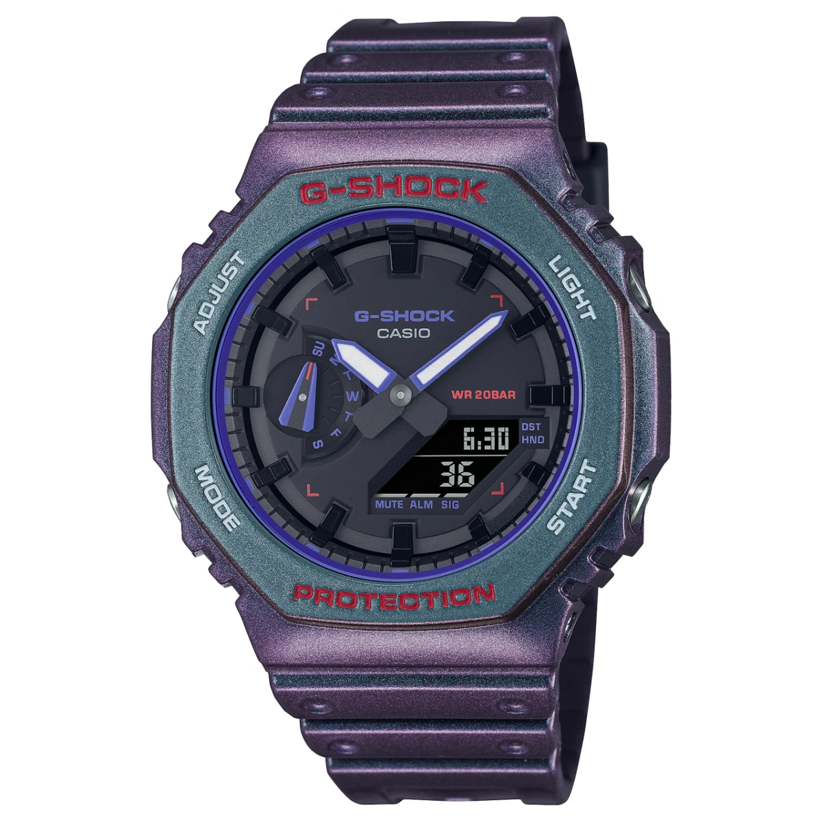 Casio purple shop digital watch