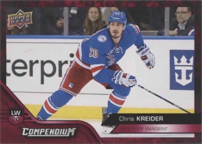2016-17 Upper Deck Compendium - Chris Kreider #470 - 1 of 1