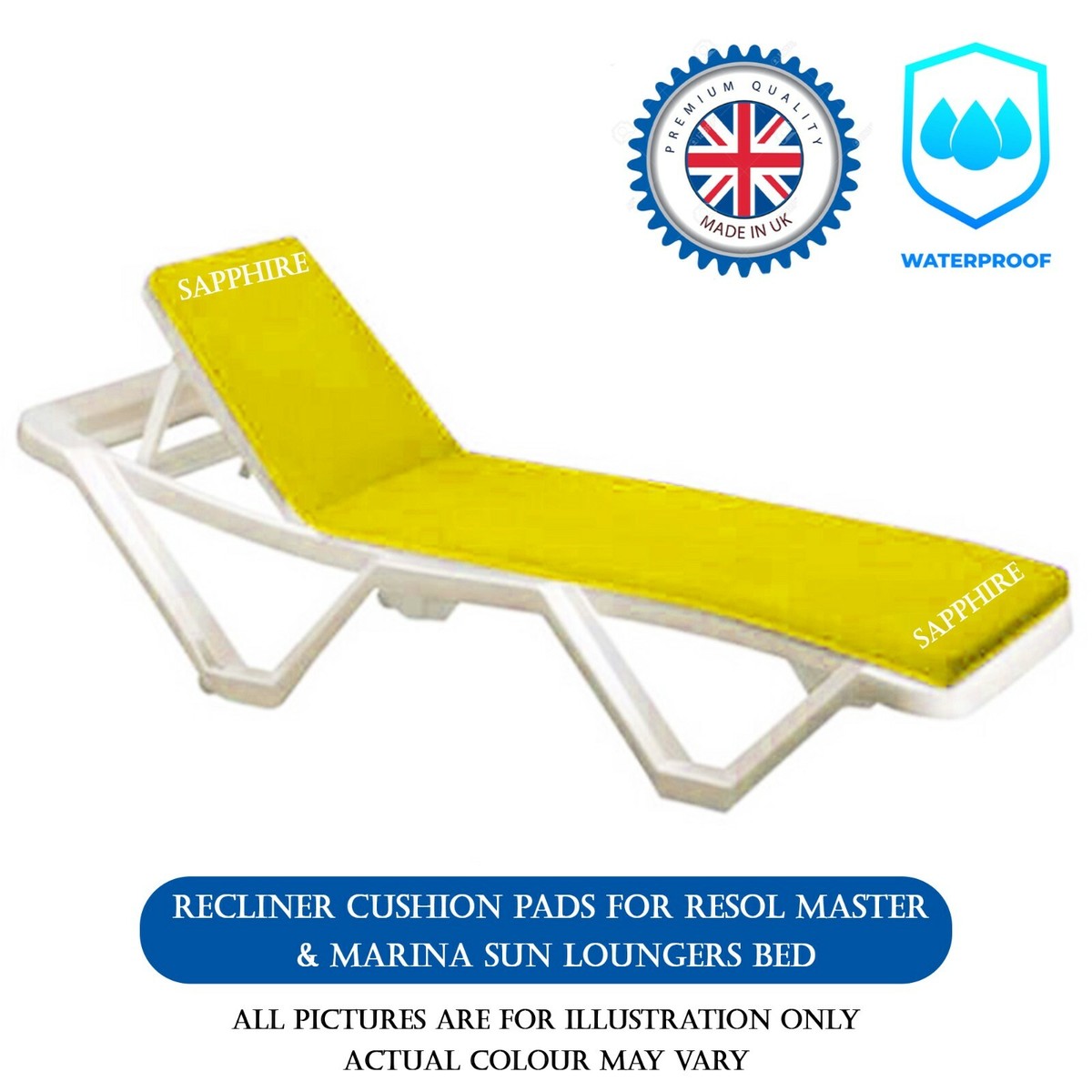 Resol sun lounger cushions best sale