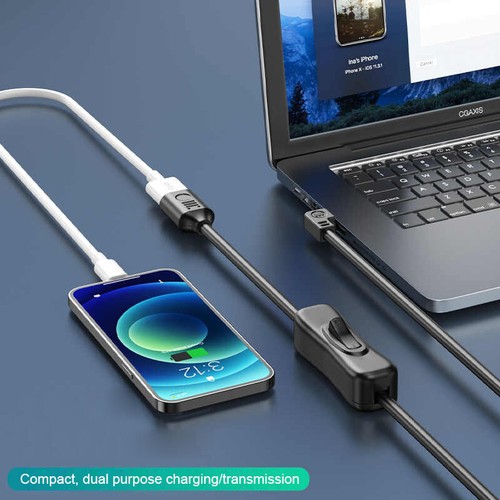 USB 3.0 Extension Cable Lead With Switch Male to Female High Speed Data Lead - Picture 10 of 15
