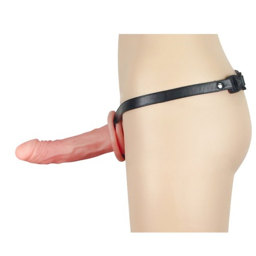Unisex Hollow Male Strap On Dildo Dong Penis Extension PPA Cock Extender - Picture 7 of 10
