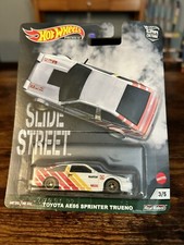 Hot Wheels Slide Street Toyota AE86 Sprinter Trueno Diecast Car Culture Corolla