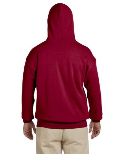 Gildan G185 Mens Long Sleeve Heavy Blend Pouch Pocket Pullover Hooded Sweatshirt - Picture 203 of 246