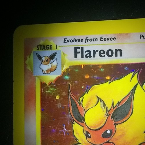 FEHLER - FLAREON 3/64 - HOLO SELTEN - Dschungel - VINTAGE WOTC POKÉMONKARTE - LP - Bild 6 von 24