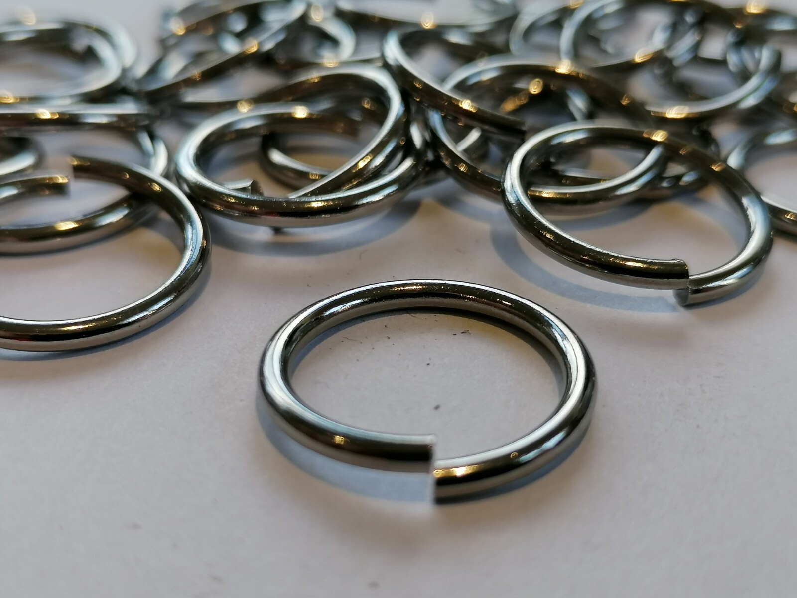 STAINLESS STEEL EXTRA LARGE JUMP RINGS 12mm 14mm 16mm 18mm 20mm 22mm