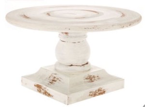 Image Is Loading Rustic Farmhouse Distressed Wood White Cake Stand Classic Image Is Loading Rustic Farmhouse Distressed Wood White Cake Stand Classic