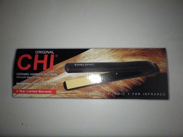 CHI Original Ceramic Hair Straightening Flat Iron 1" Plates Black CHI Original Ceramic Hair Straightening Flat Iron 1" Plates Black