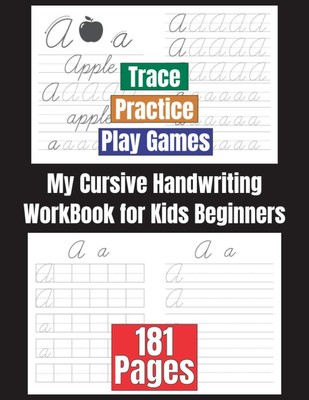 My Cursive Handwriting Workbook for Kids Beginners Learning Cursive ...