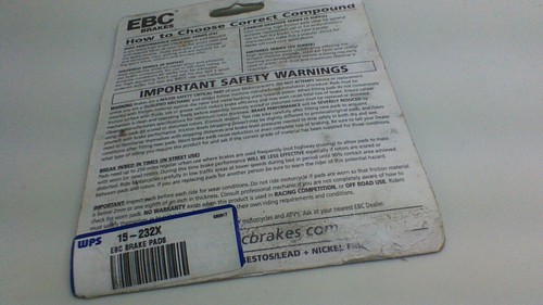 EBC FA232X carbon REAR brake pads Polaris ATV sportsman magnum trail boss 6 x 6 - Bild 12 von 12