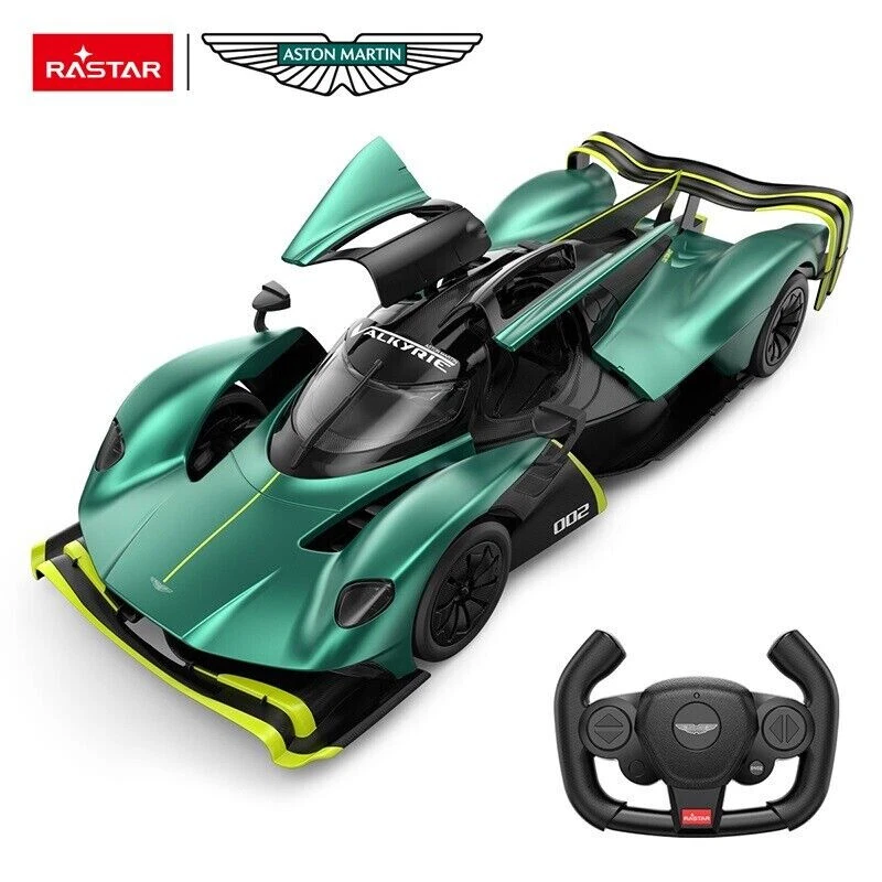 92100 Rastar 1:14 Scale RC Aston Martin Valkyrie Kids Toy Car Model with Remote - Image 2 of 2