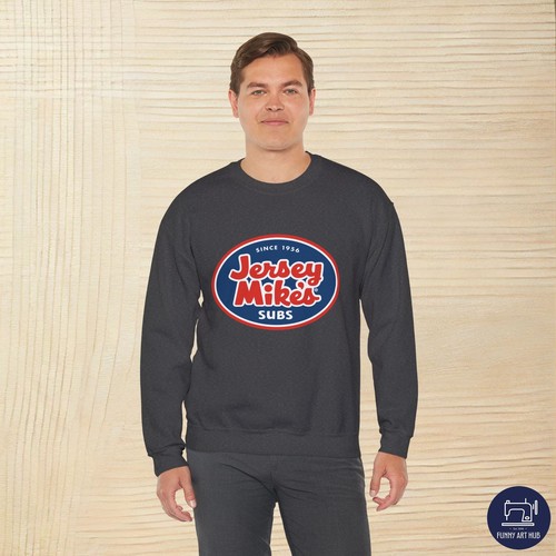 Jersey Mike's Subs Restaurant Logo Unisex Sweatshirt - Picture 7 of 34