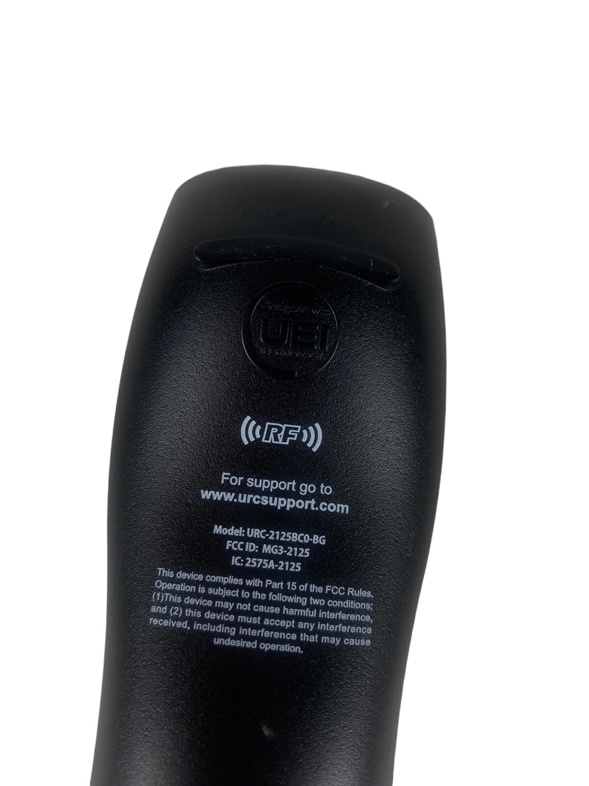 Fision URC2125BC0BG RF OEM Original Cable TV Television Remote