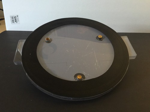 Vacuum Chamber Lid 9" Diameter Polycarbonate Complete And Ready Degassing - Picture 7 of 7