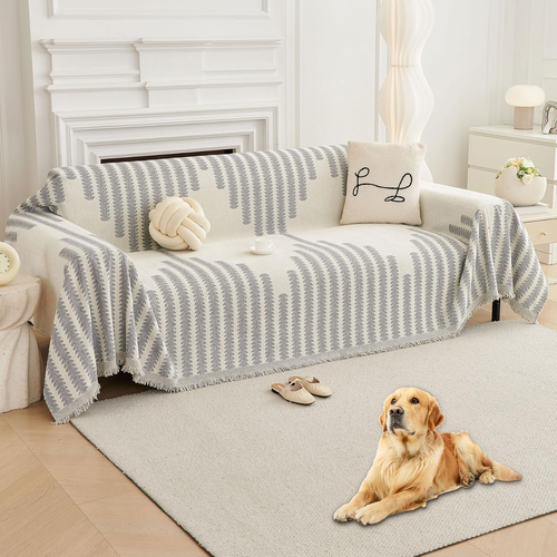 Boho Sofa Covers Couch Covers for 3 Cushion Couch Sofa Pet Friendly Soft Thick N - Picture 10 of 12
